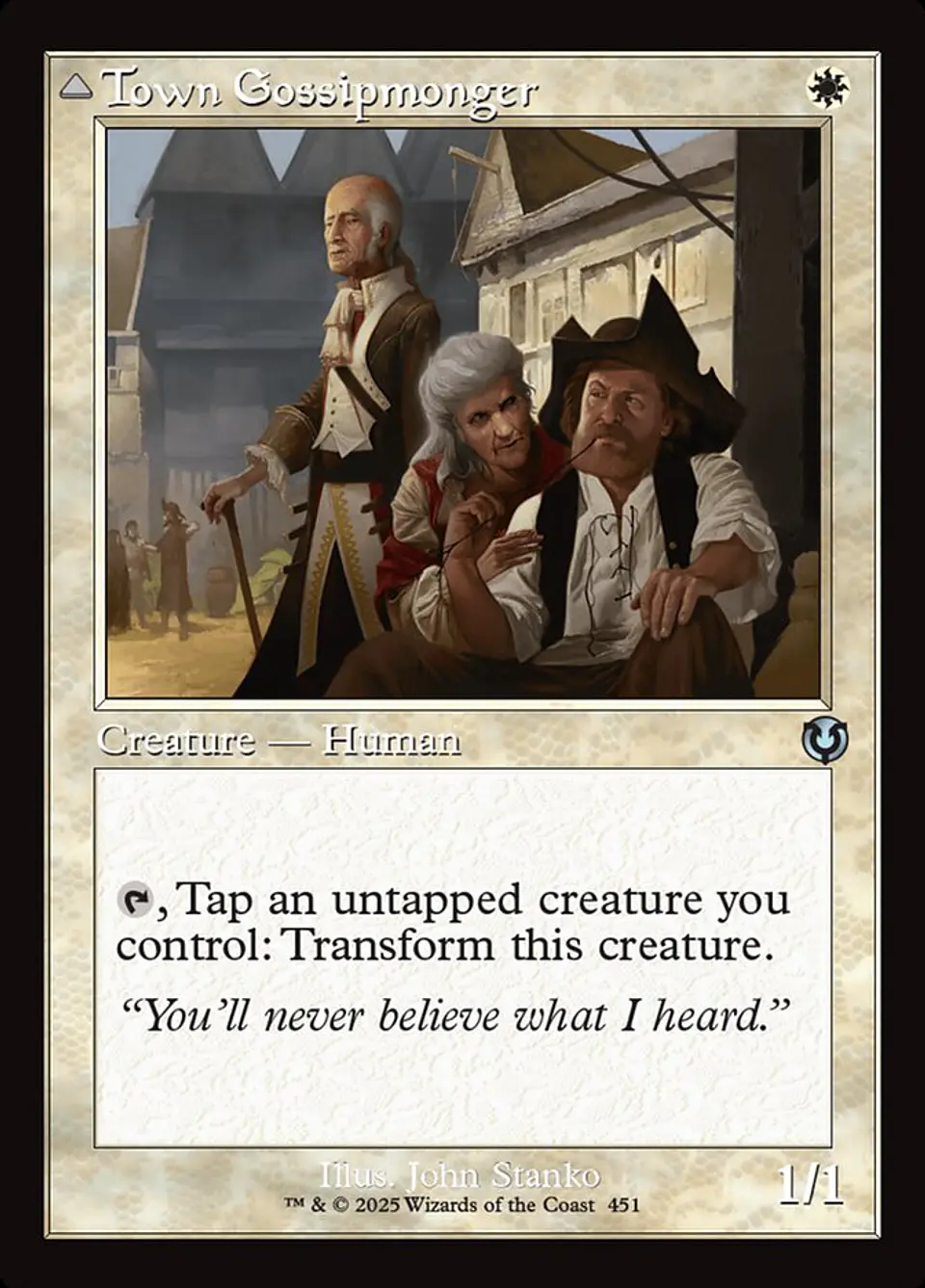 Town Gossipmonger // Incited Rabble (Retro Frame) 1