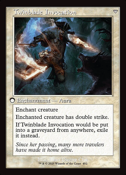 Twinblade Geist // Twinblade Invocation (Retro Frame)