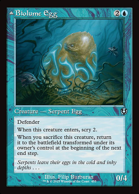 Biolume Egg // Biolume Serpent (Retro Frame)