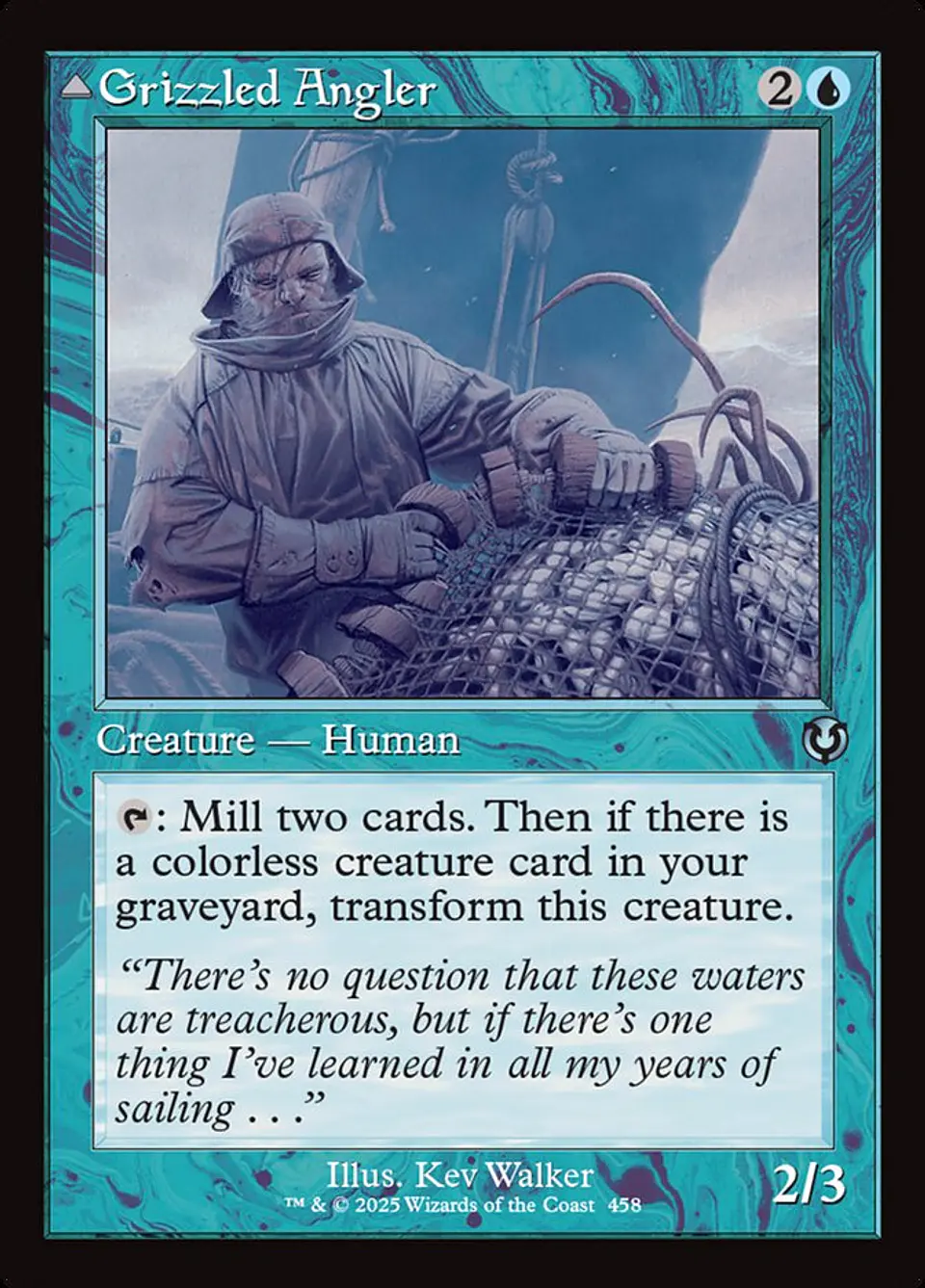 Grizzled Angler // Grisly Anglerfish (Retro Frame) 1