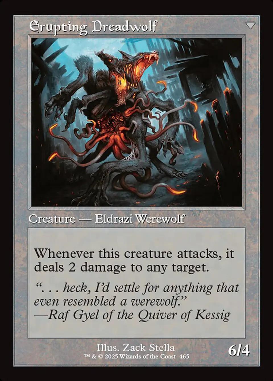 Smoldering Werewolf // Erupting Dreadwolf (Retro Frame) 2