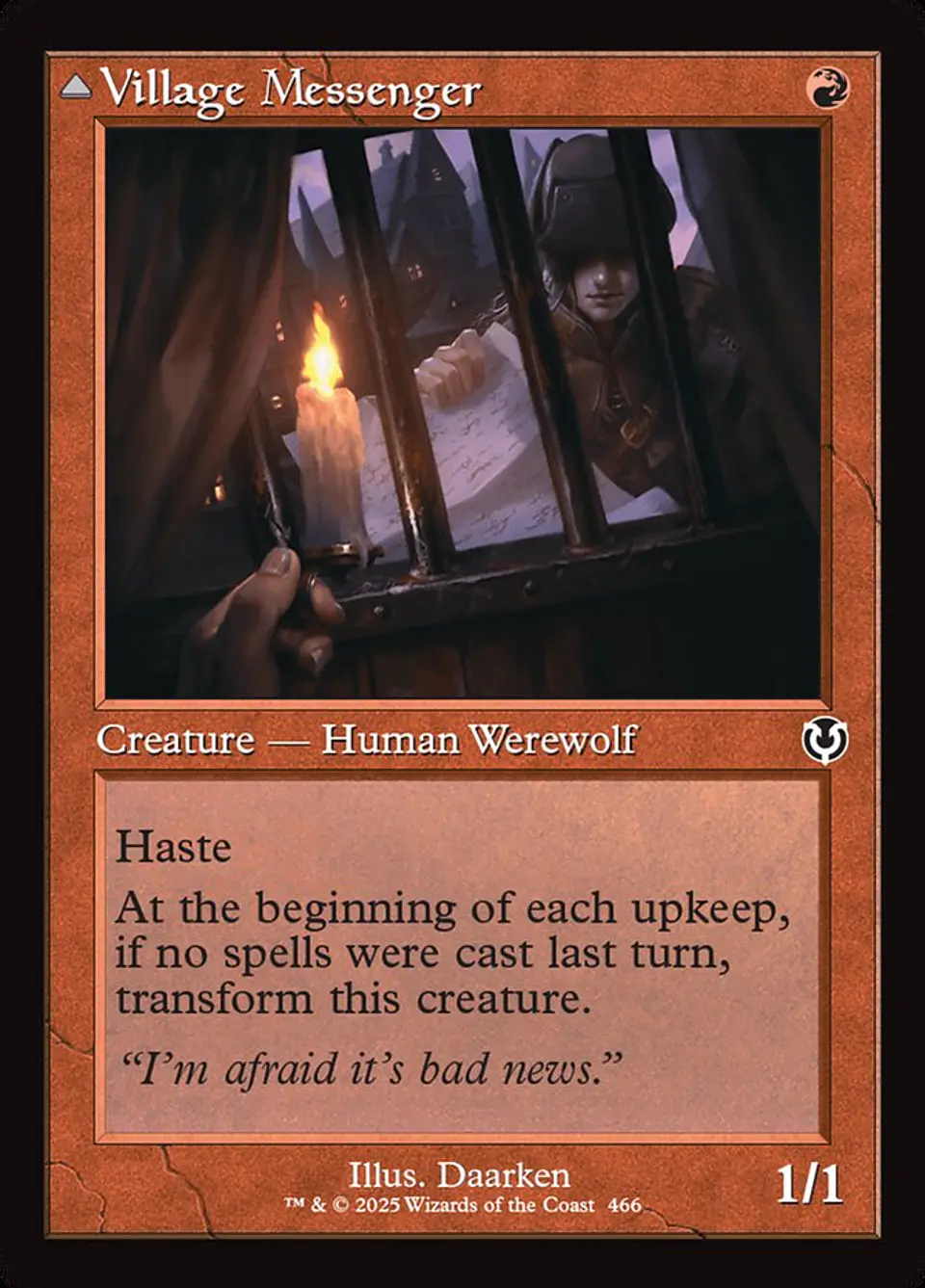 Village Messenger // Moonrise Intruder (Retro Frame) 1