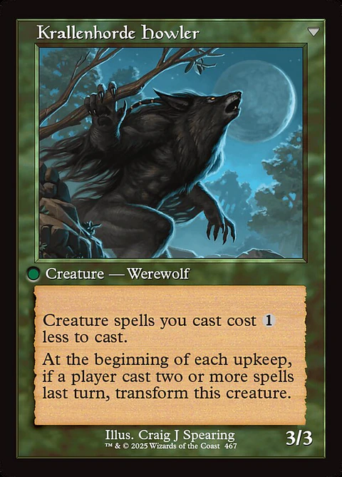 Duskwatch Recruiter // Krallenhorde Howler (Retro Frame)