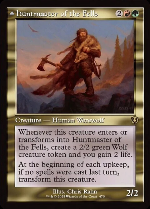 Huntmaster of the Fells // Ravager of the Fells (Retro Frame)