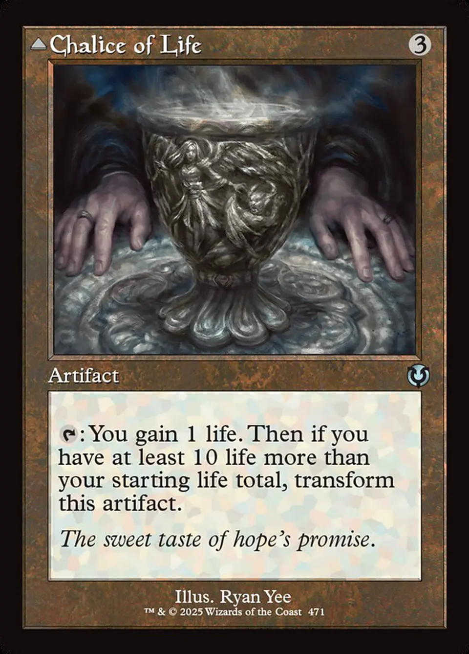 Chalice of Life // Chalice of Death (Retro Frame) 1
