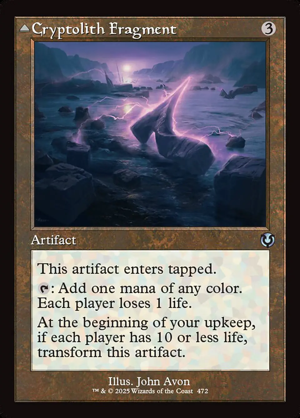 Cryptolith Fragment // Aurora of Emrakul (Retro Frame) 1