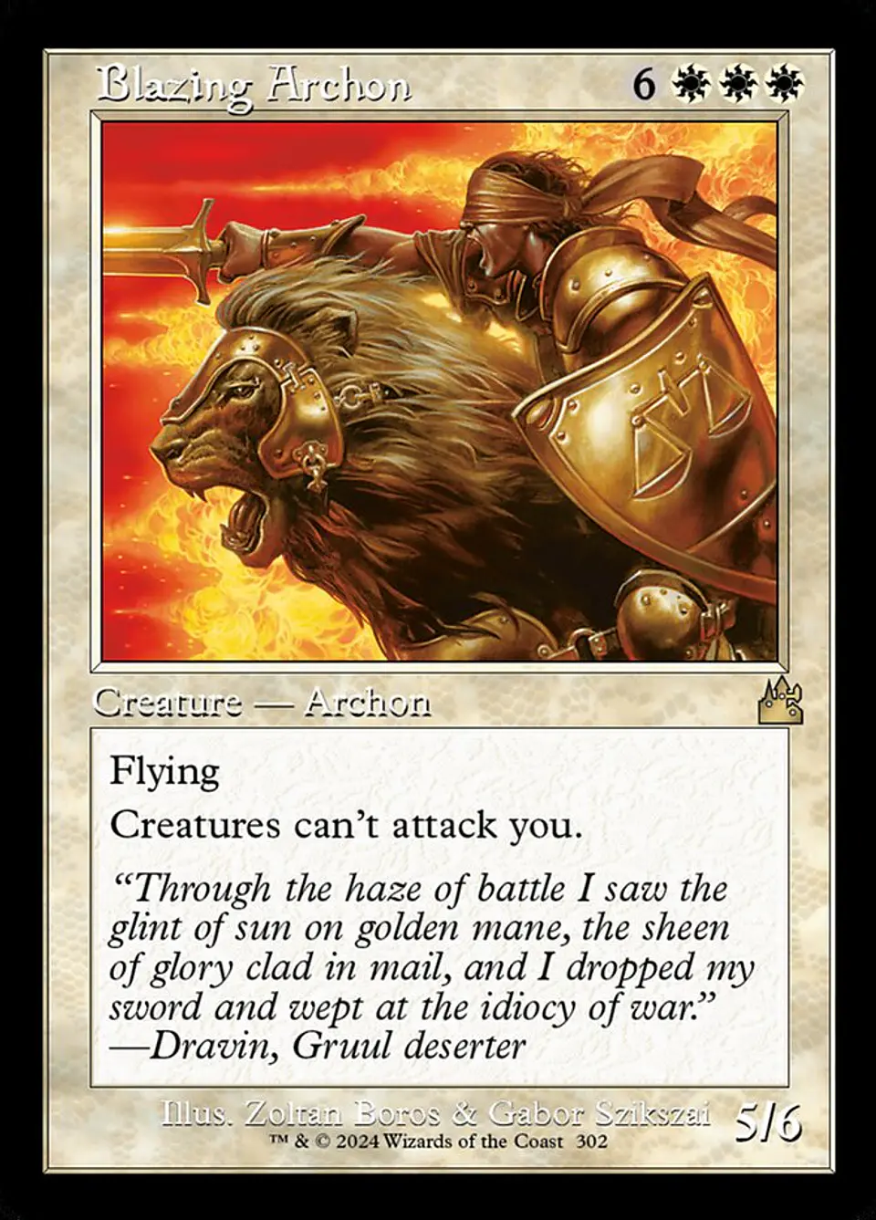 Blazing Archon (Retro Frame) 1