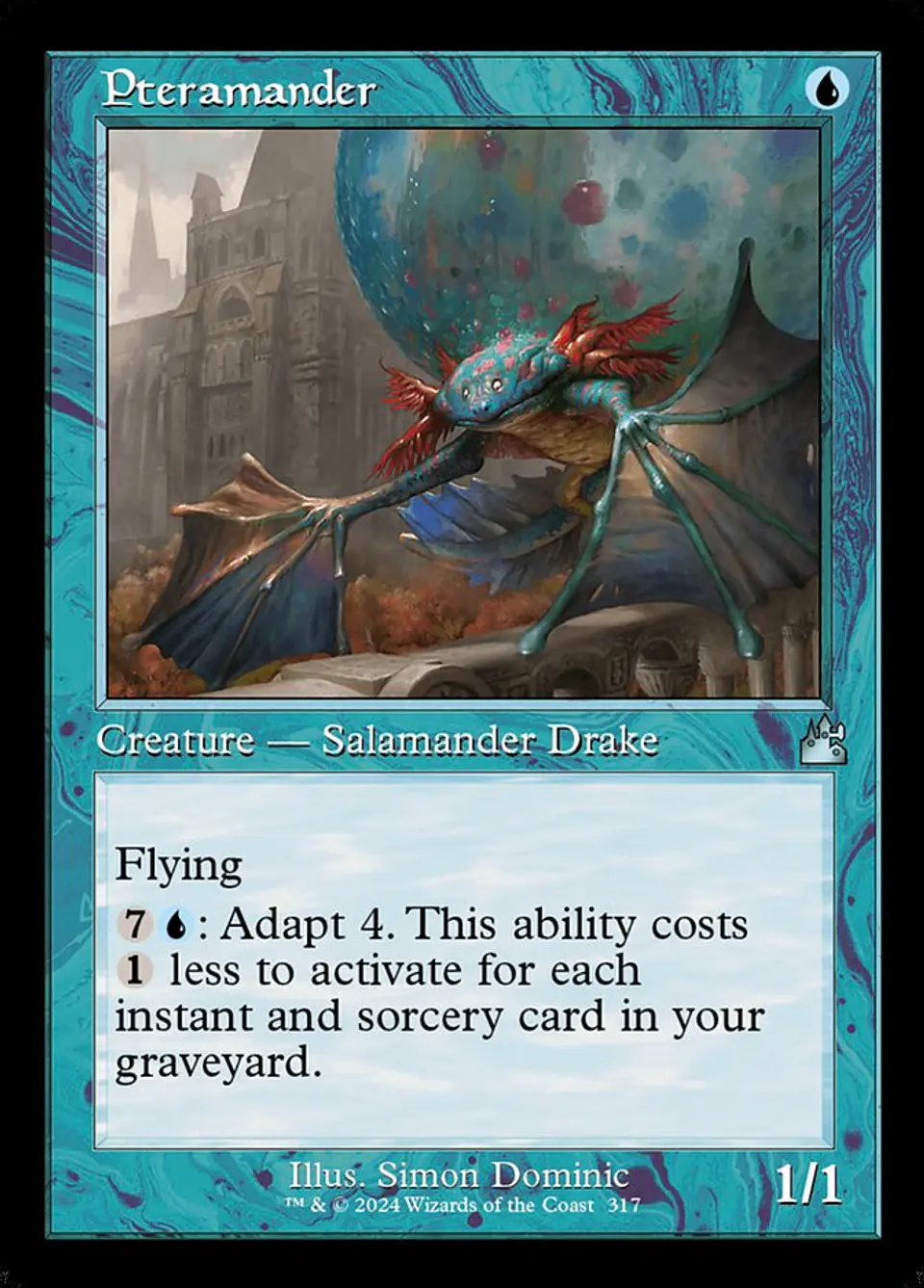 Pteramander (Retro Frame) 1