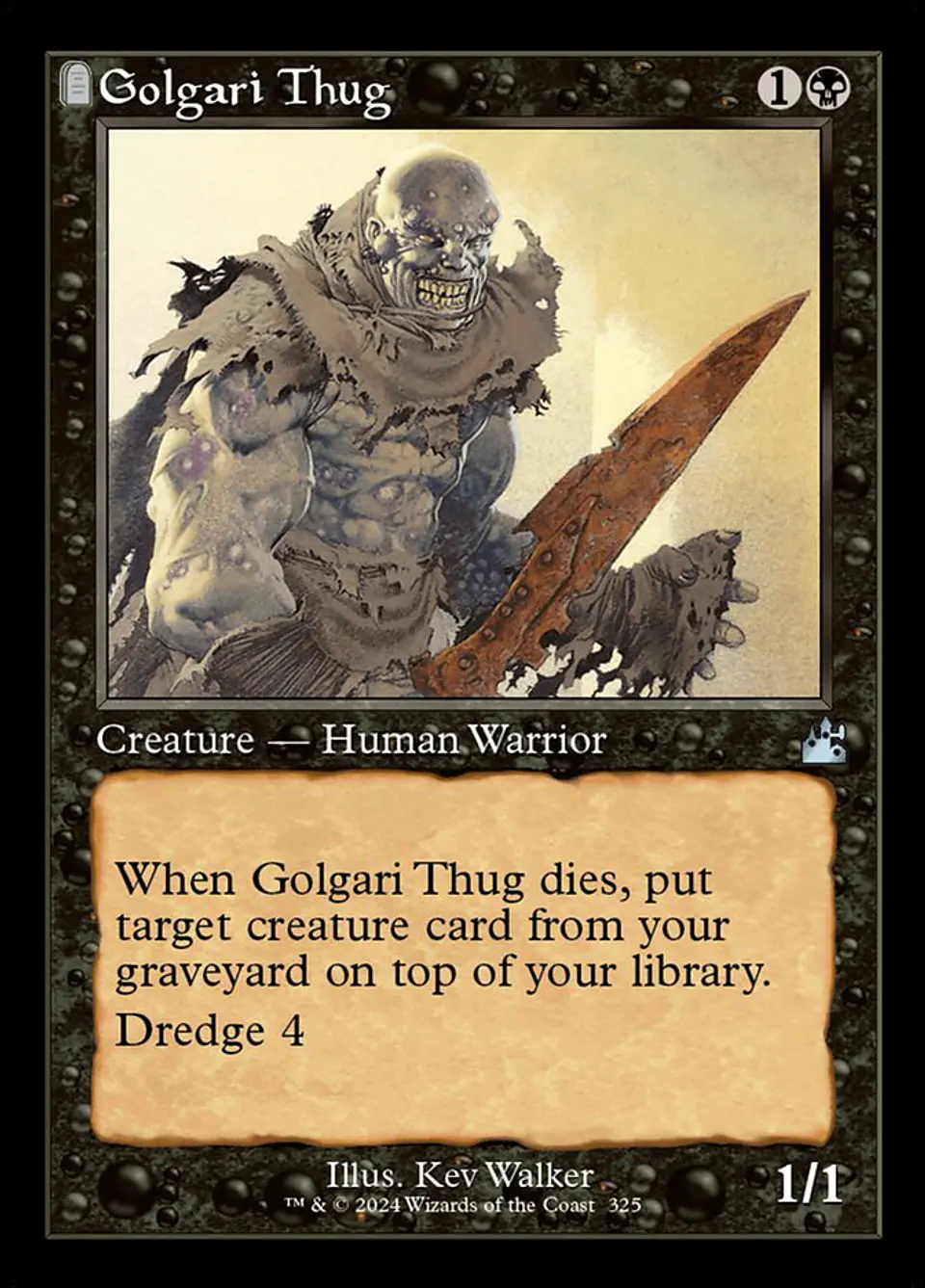 Golgari Thug (Retro Frame) 1