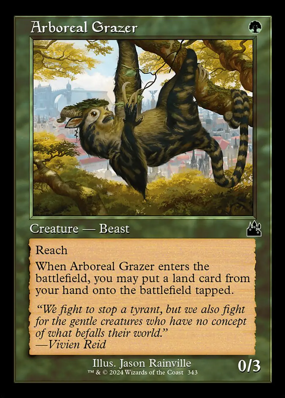 Arboreal Grazer (Retro Frame) 1