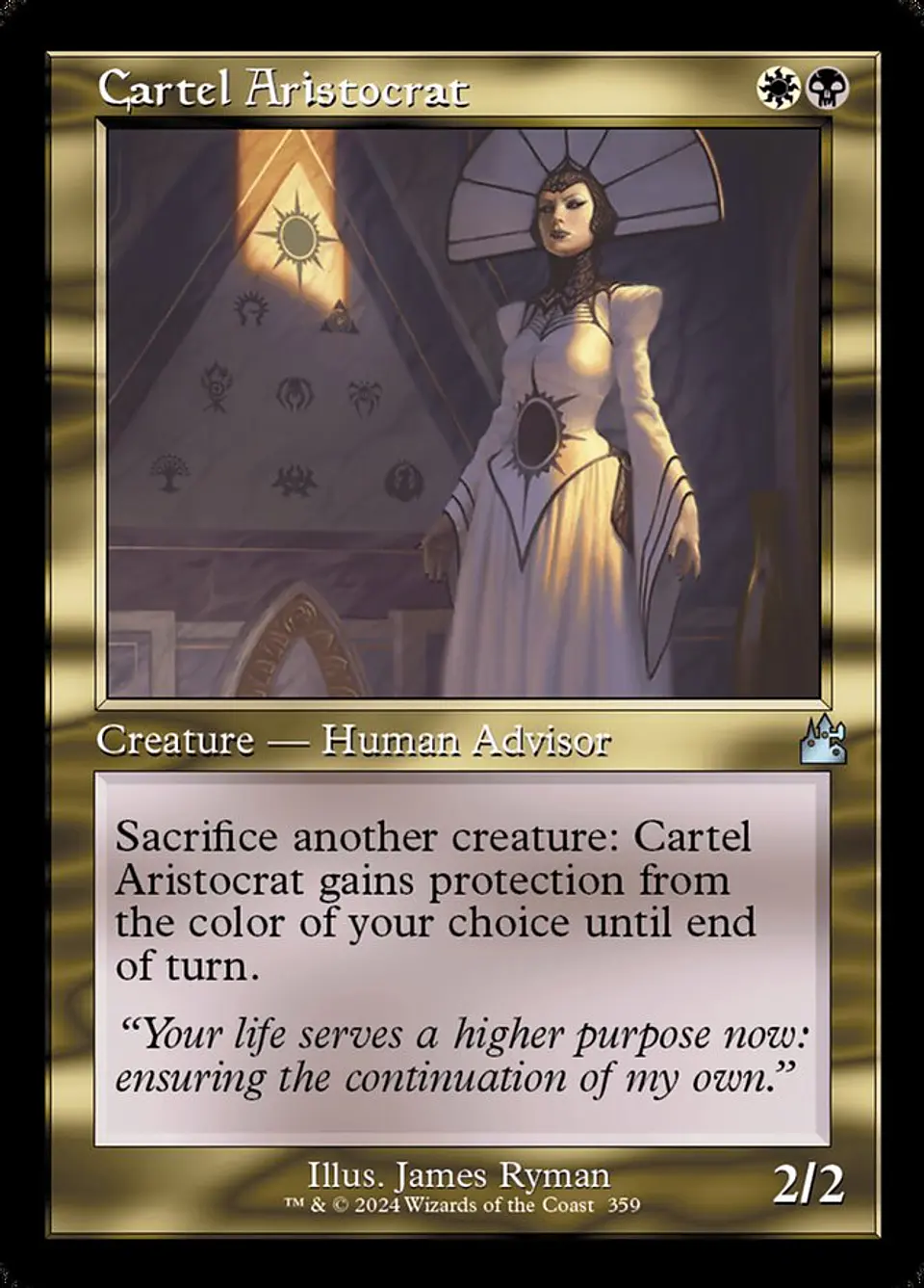 Cartel Aristocrat (Retro Frame) 1