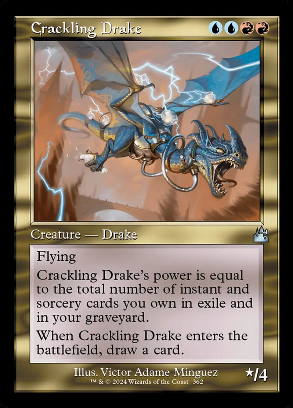 Crackling Drake (Retro Frame) 1