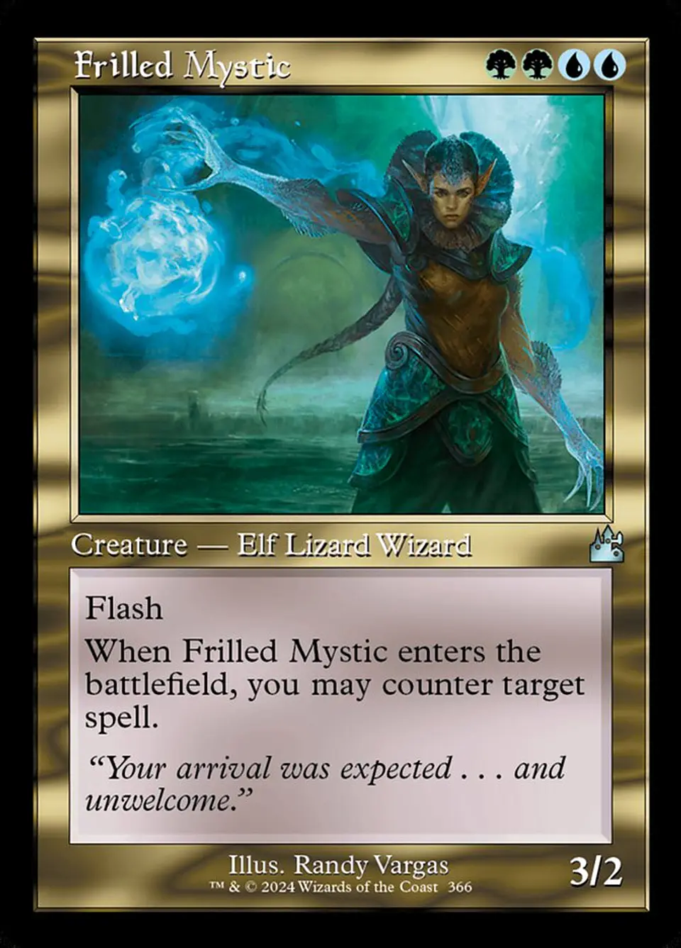 Frilled Mystic (Retro Frame) 1