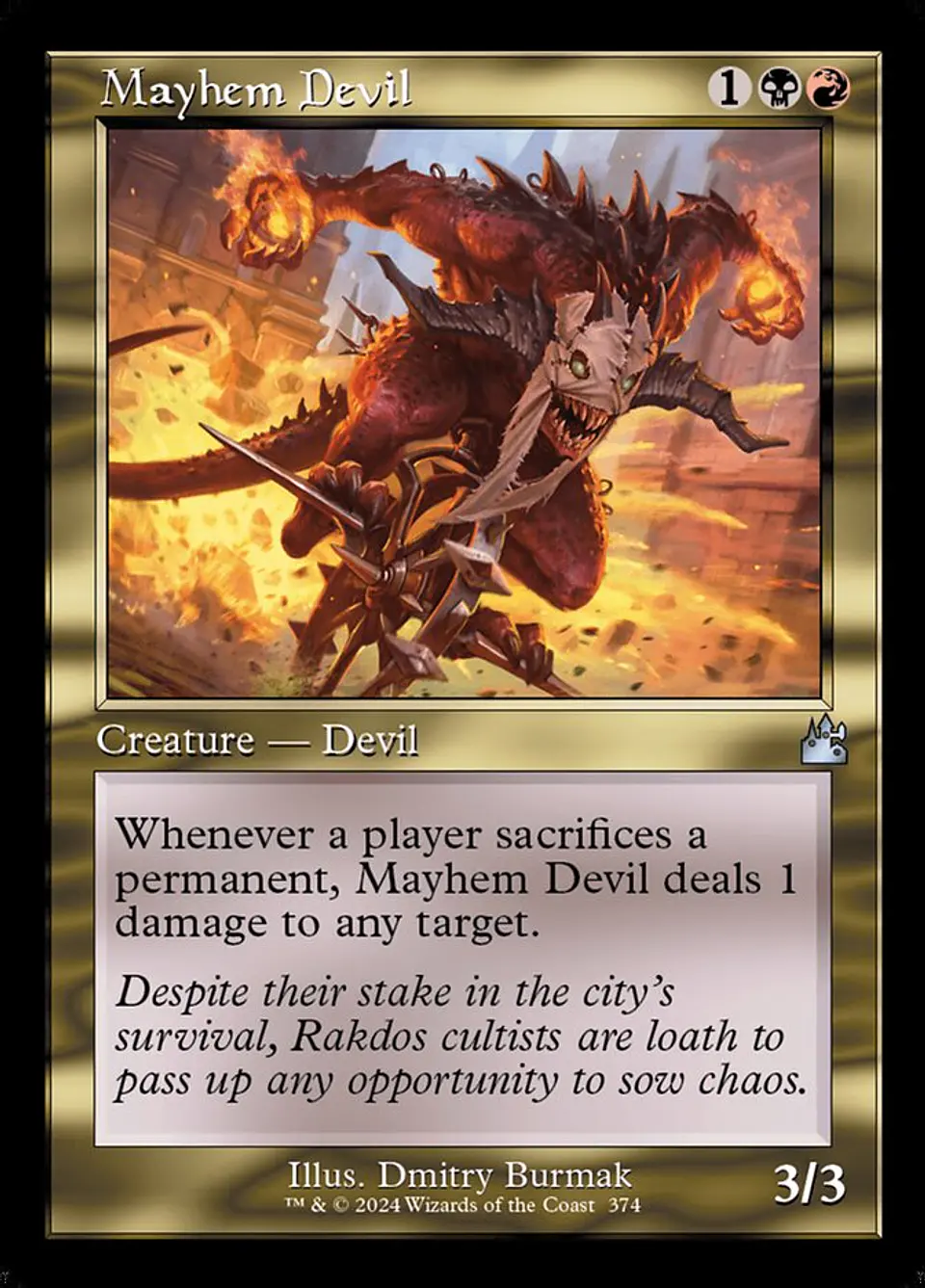 Mayhem Devil (Retro Frame) 1