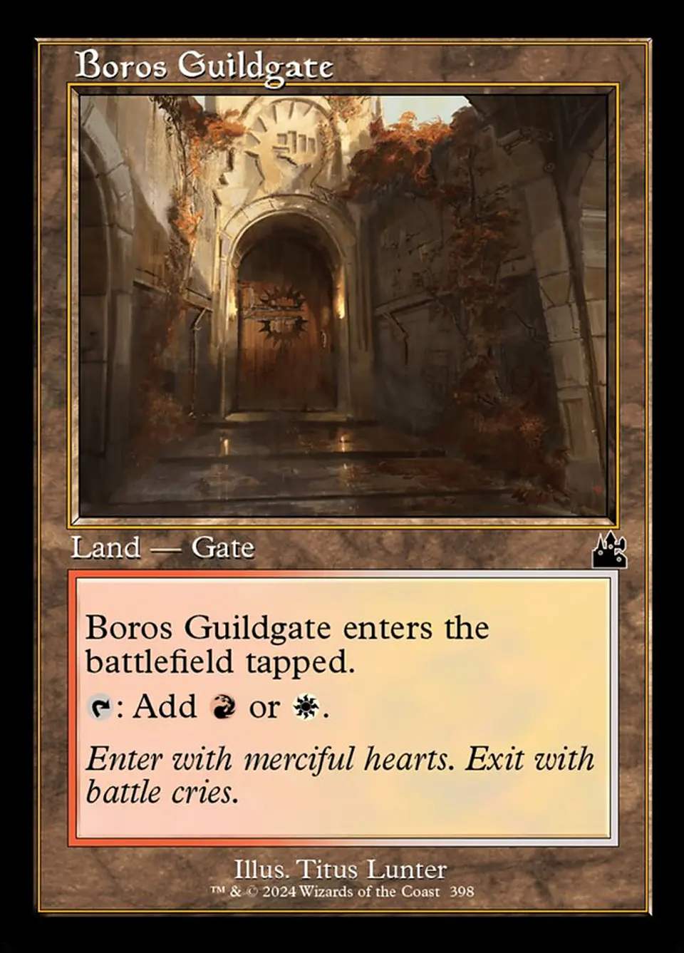 Boros Guildgate (Retro Frame) 1
