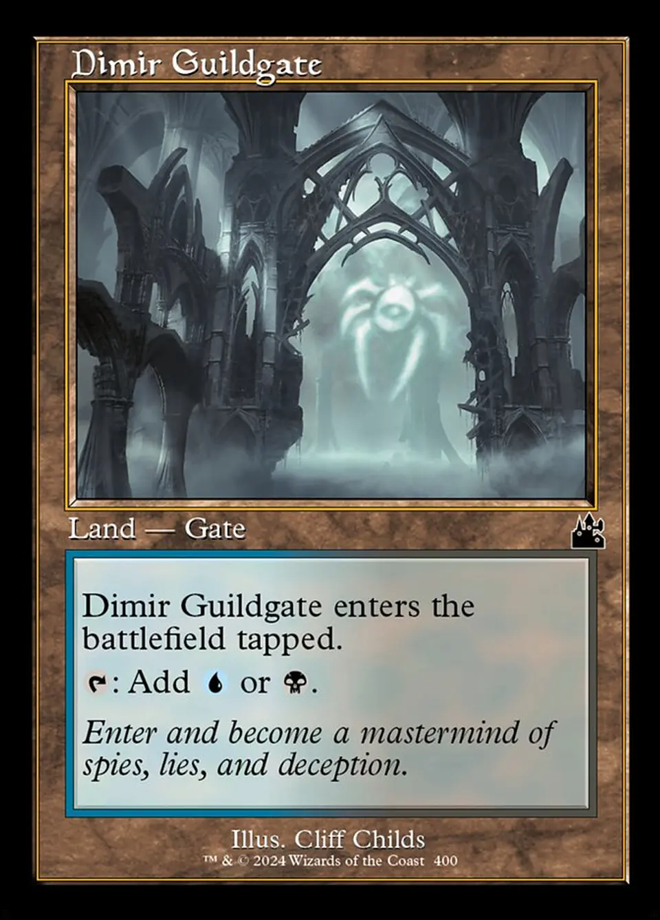 Dimir Guildgate (Retro Frame) 1
