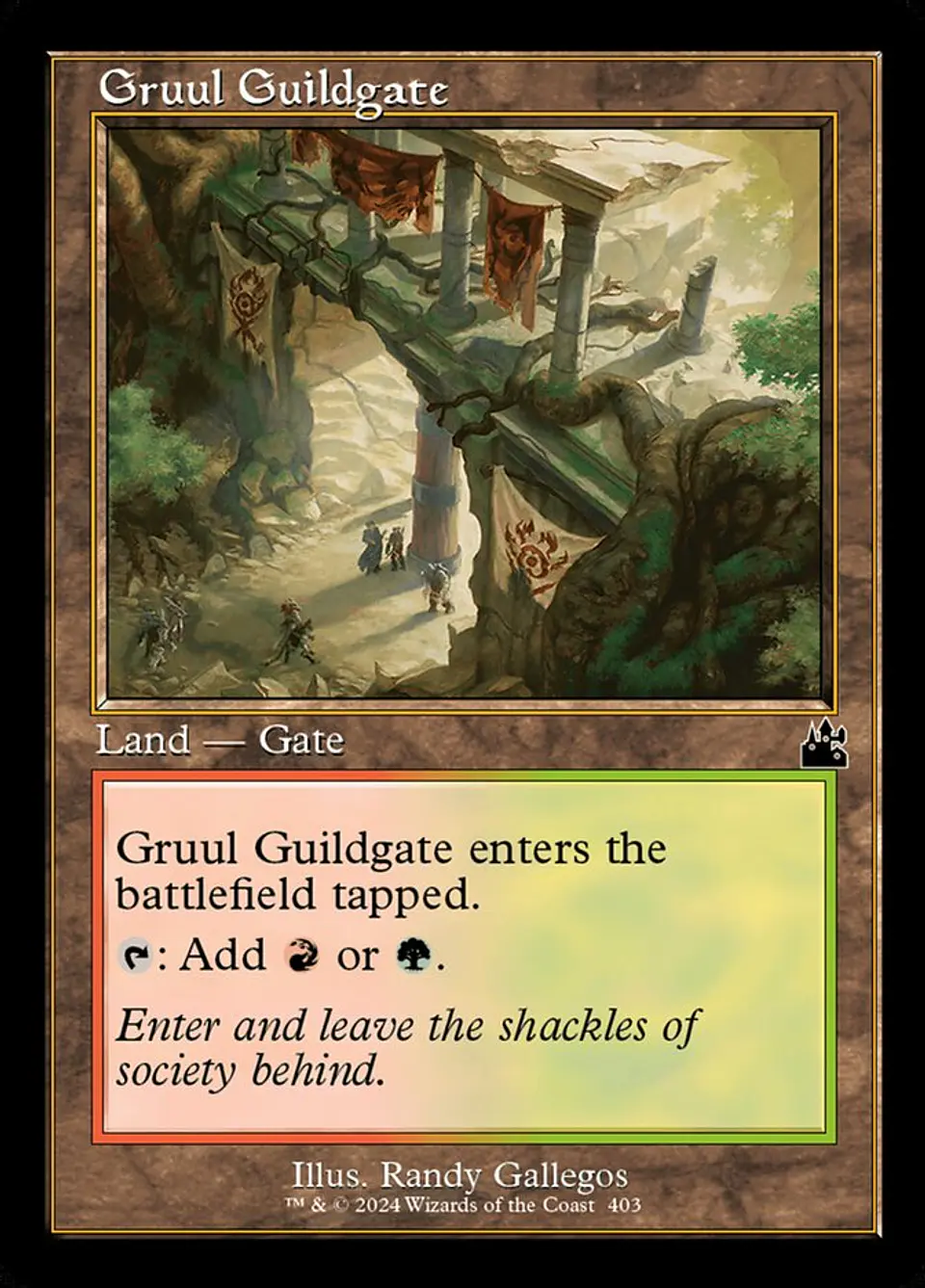 Gruul Guildgate (Retro Frame) 1