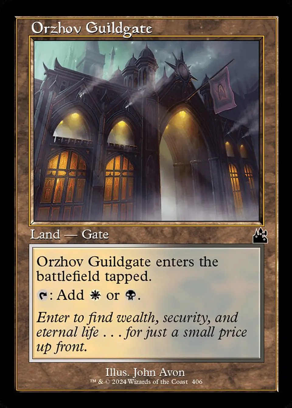 Orzhov Guildgate (Retro Frame) 1