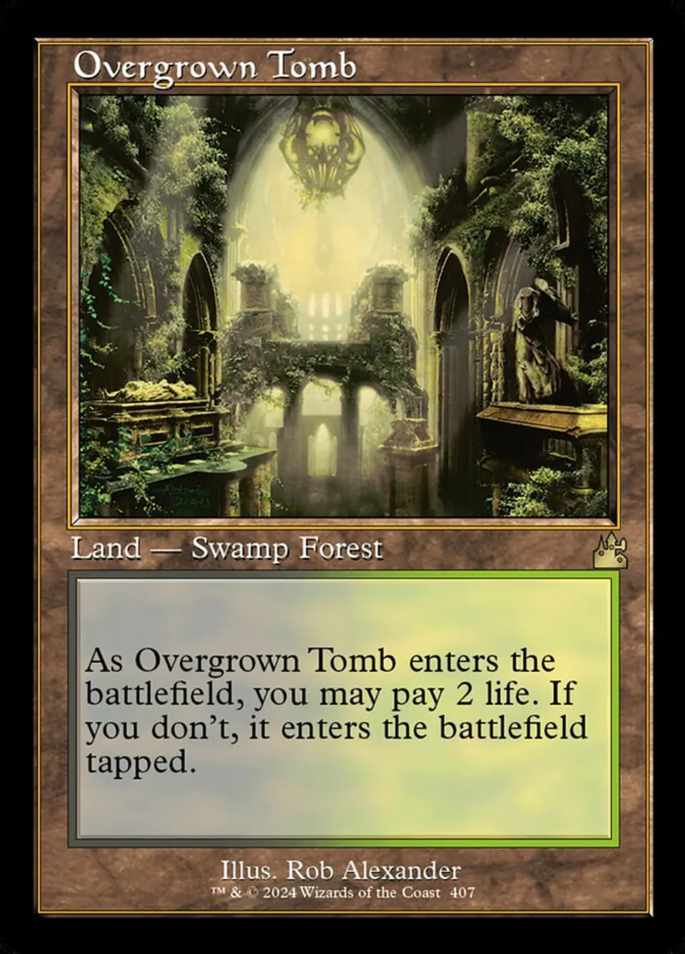 Overgrown Tomb (Retro Frame) 1