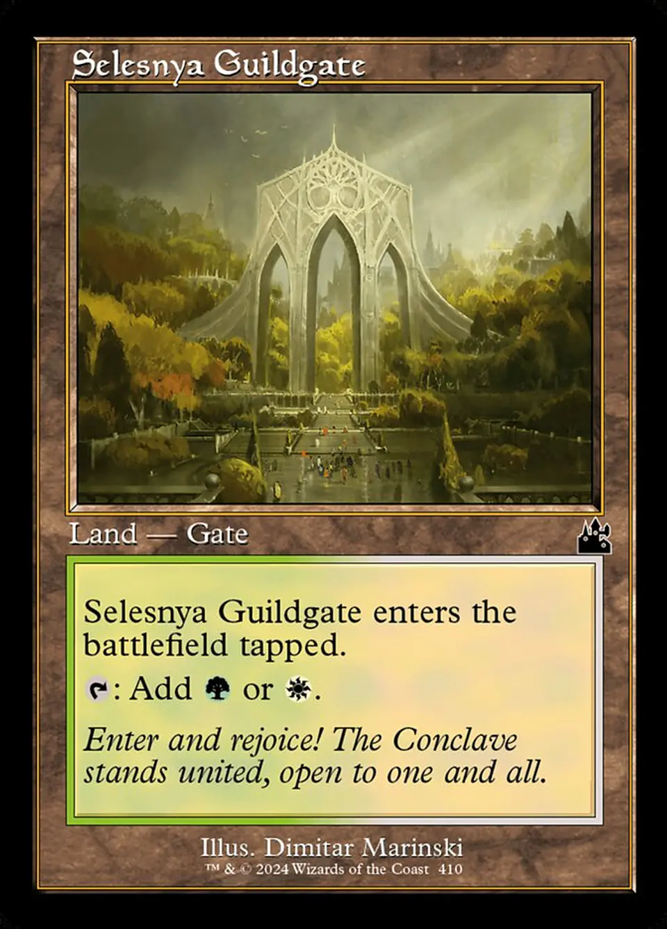 Selesnya Guildgate (Retro Frame) 1