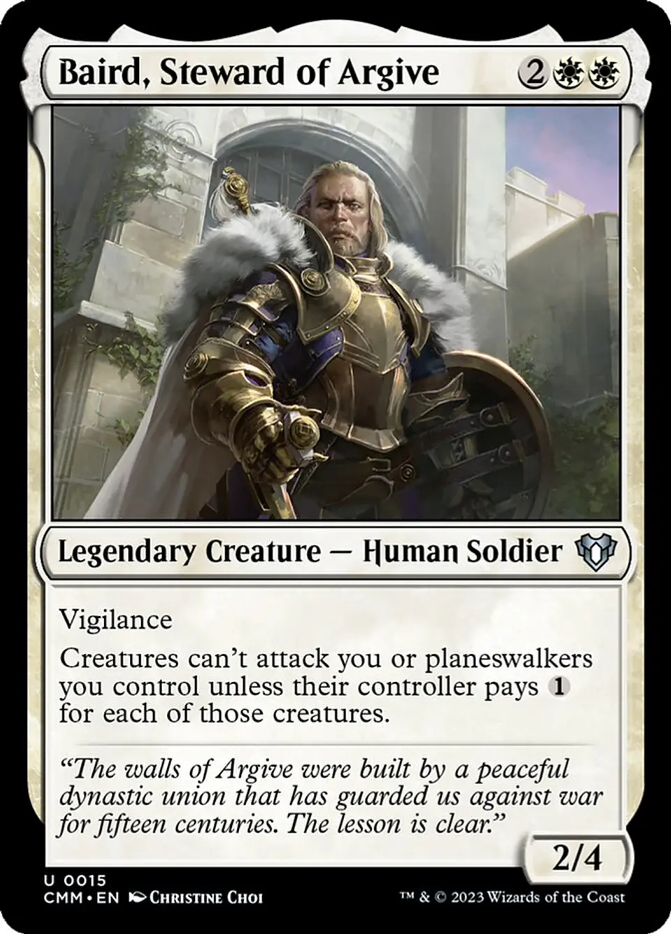 Baird, Steward of Argive 1
