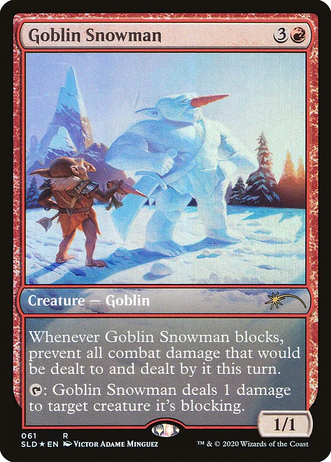 Goblin Snowman (Full Art)