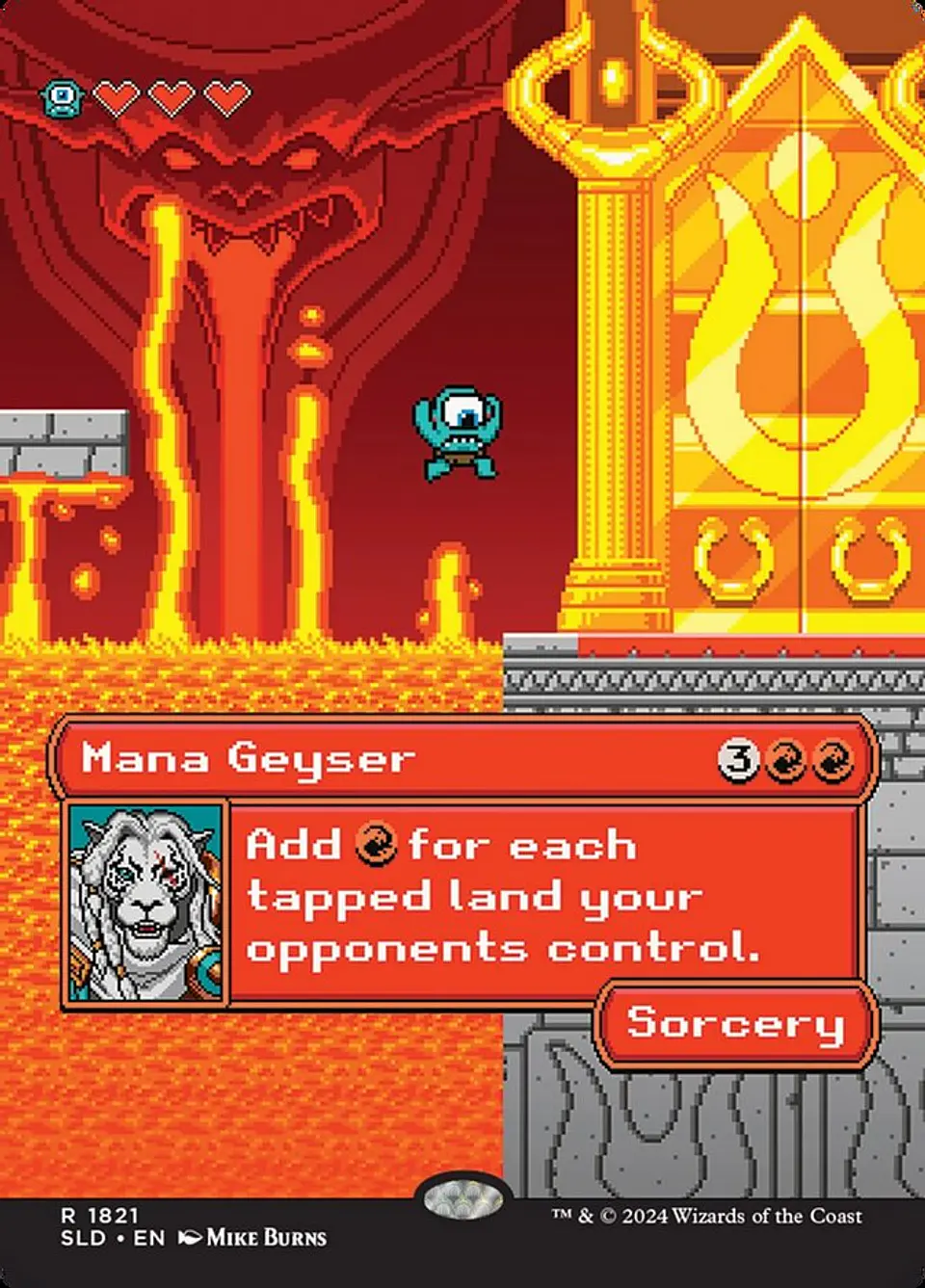 Mana Geyser (Borderless) 1