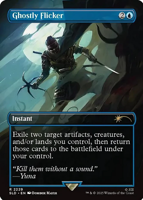 Ghostly Flicker (Borderless)