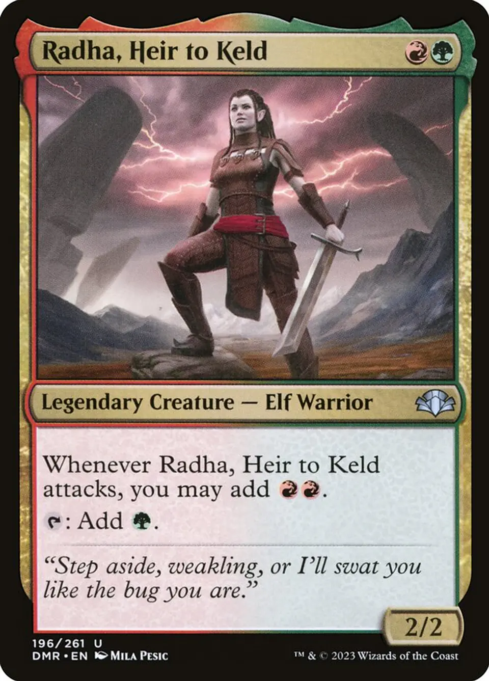 Radha, Heir to Keld 1