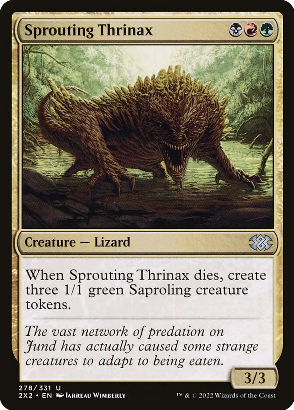 Sprouting Thrinax 1