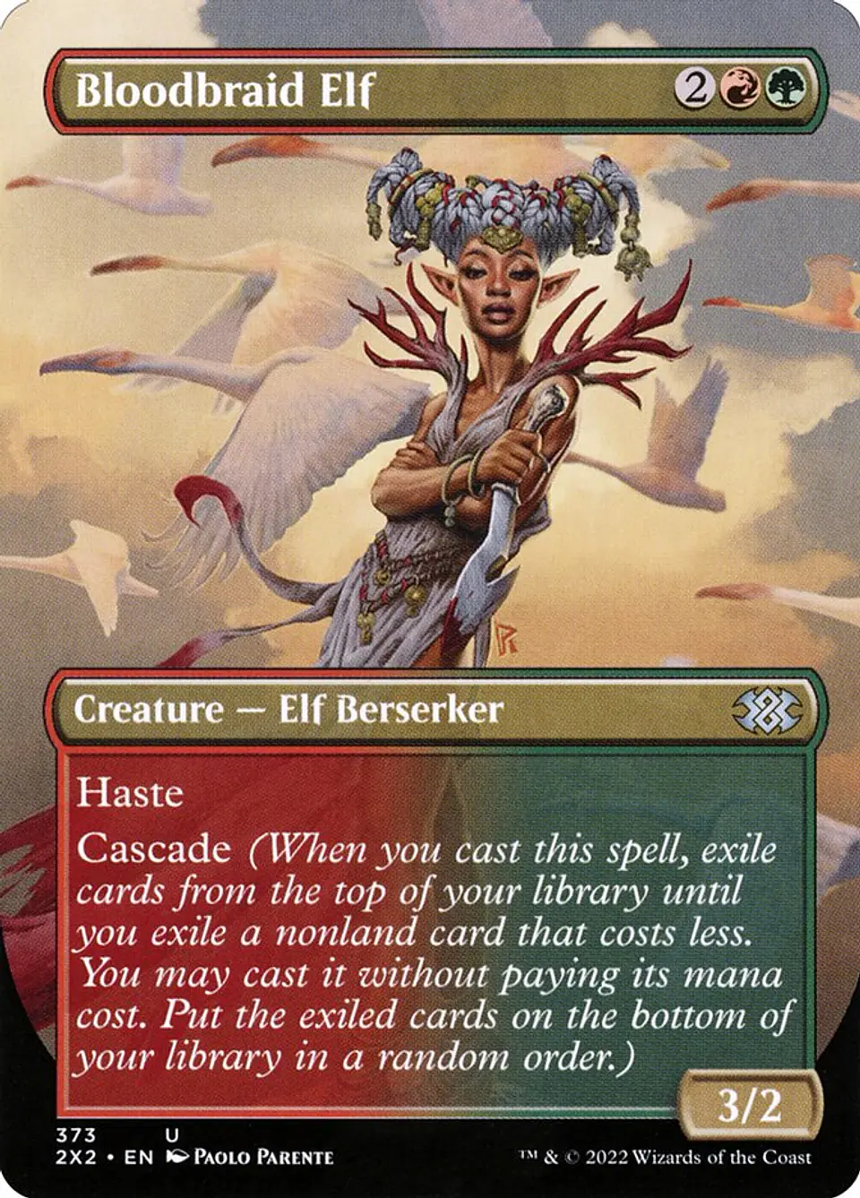 Bloodbraid Elf (Borderless) 1