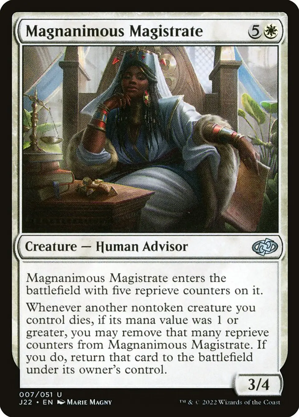 Magnanimous Magistrate 1