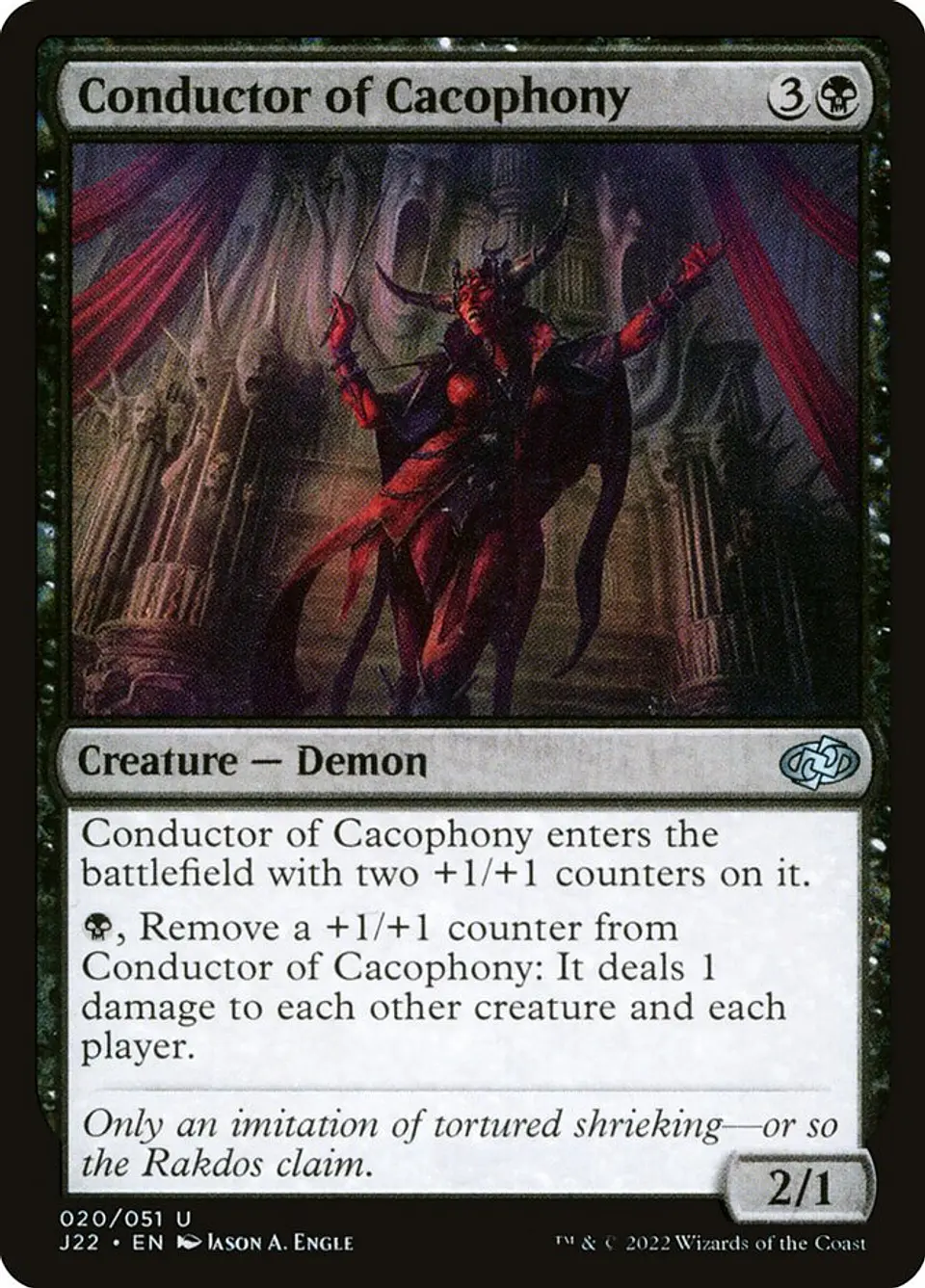 Conductor of Cacophony 1