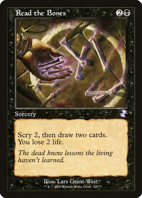 Read the Bones (Retro Frame)