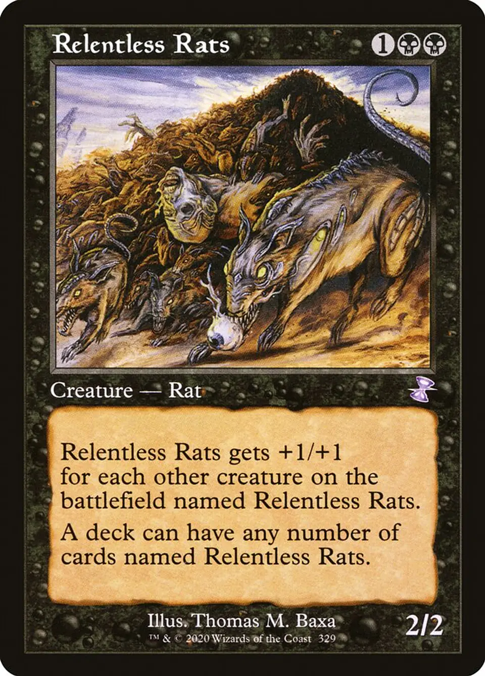 Relentless Rats (Retro Frame) 1