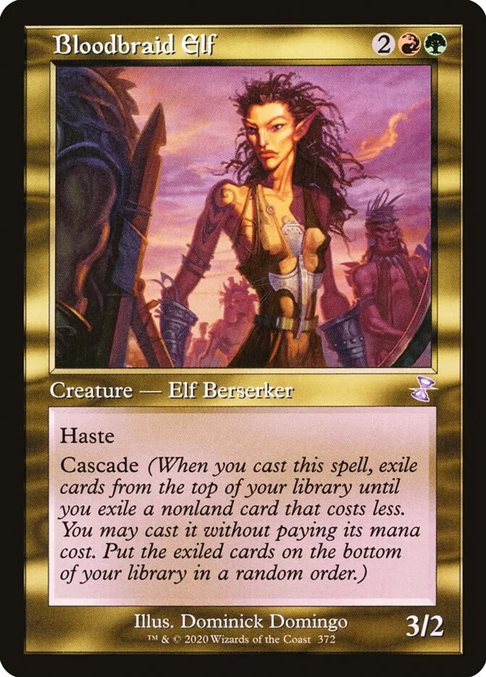 Bloodbraid Elf (Retro Frame) 1