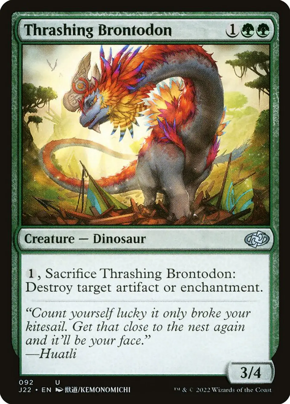 Thrashing Brontodon 1