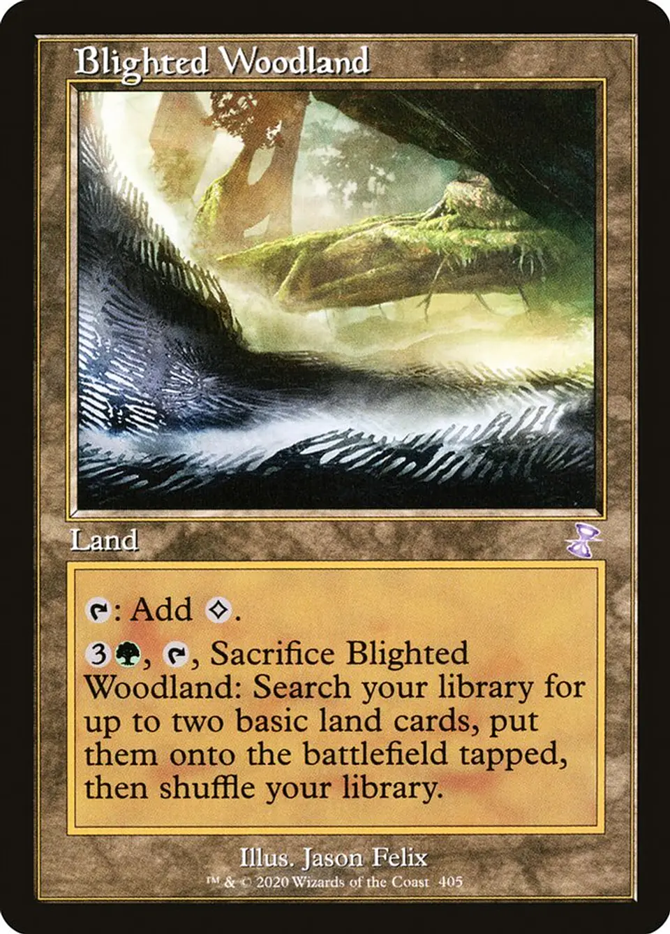 Blighted Woodland (Retro Frame) 1