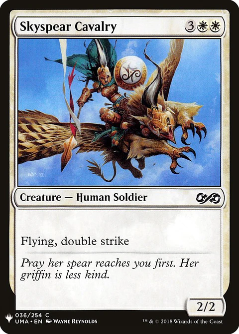 Skyspear Cavalry (The List)