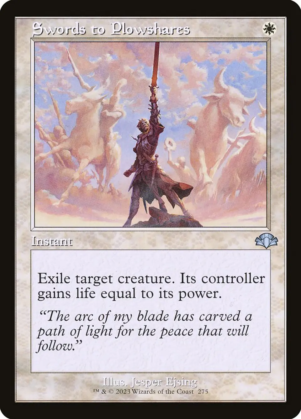 Swords to Plowshares (Retro Frame) 1