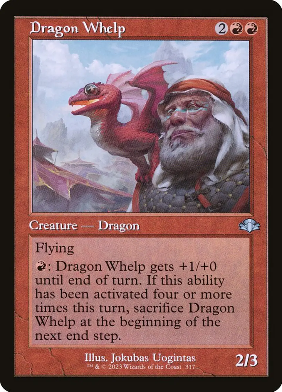 Dragon Whelp (Retro Frame) 1