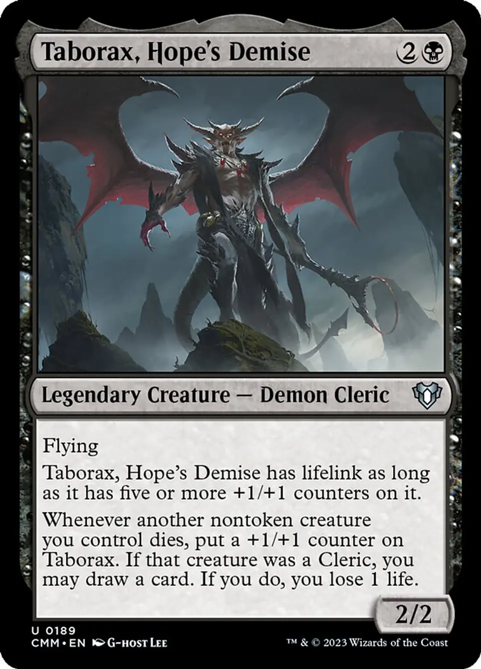 Taborax, Hope's Demise 1
