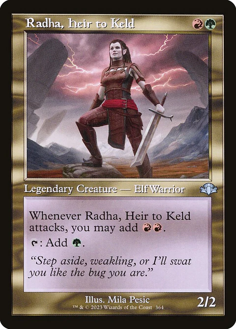 Radha, Heir to Keld (Retro Frame)
