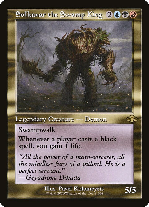 Sol'kanar the Swamp King (Retro Frame)