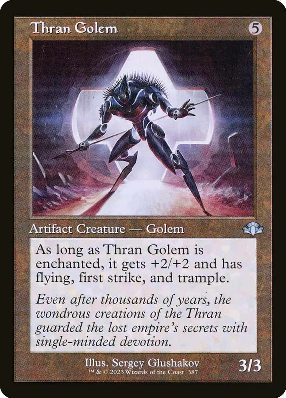 Thran Golem (Retro Frame) 1