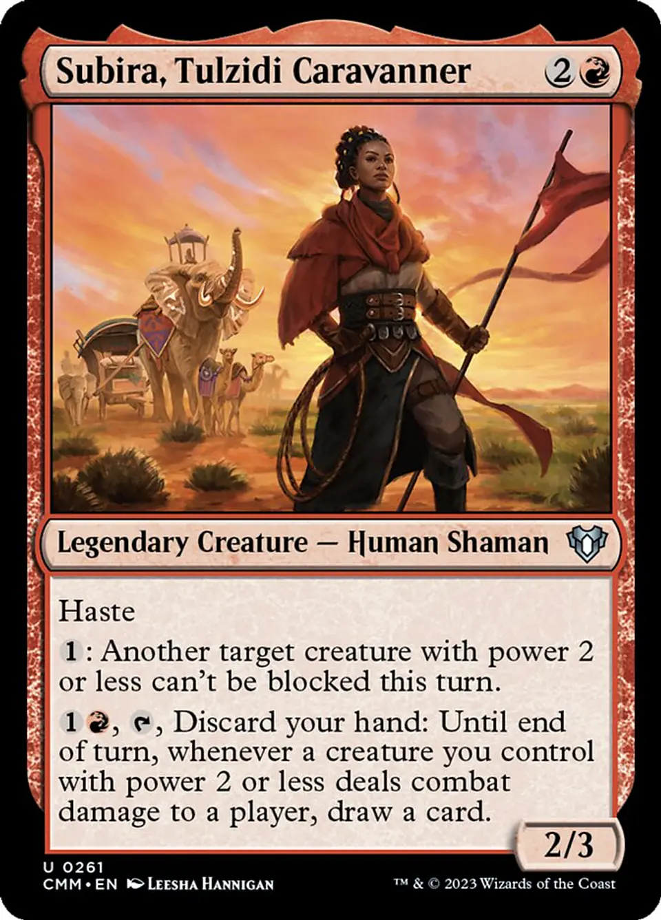 Subira, Tulzidi Caravanner 1