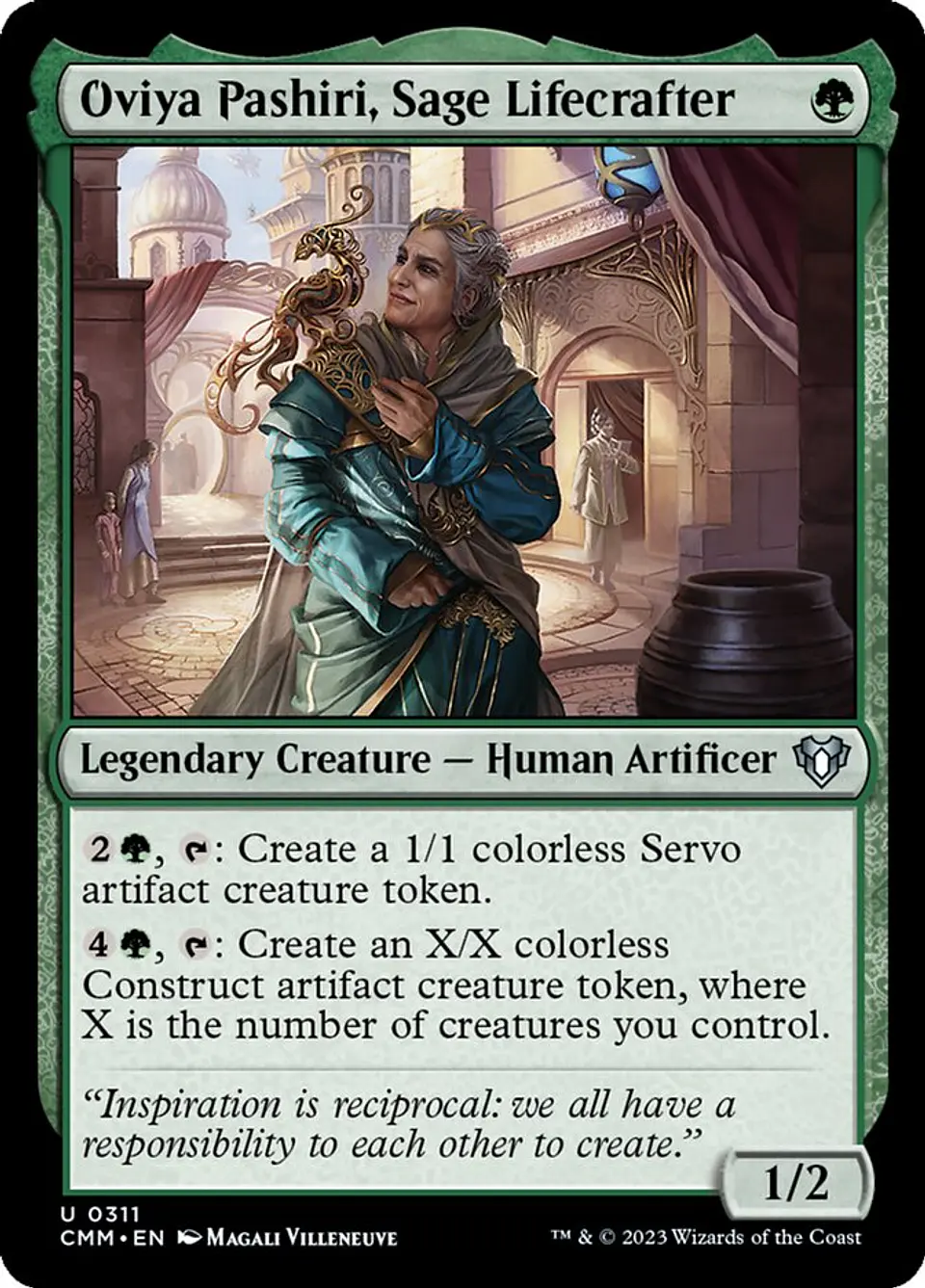 Oviya Pashiri, Sage Lifecrafter 1