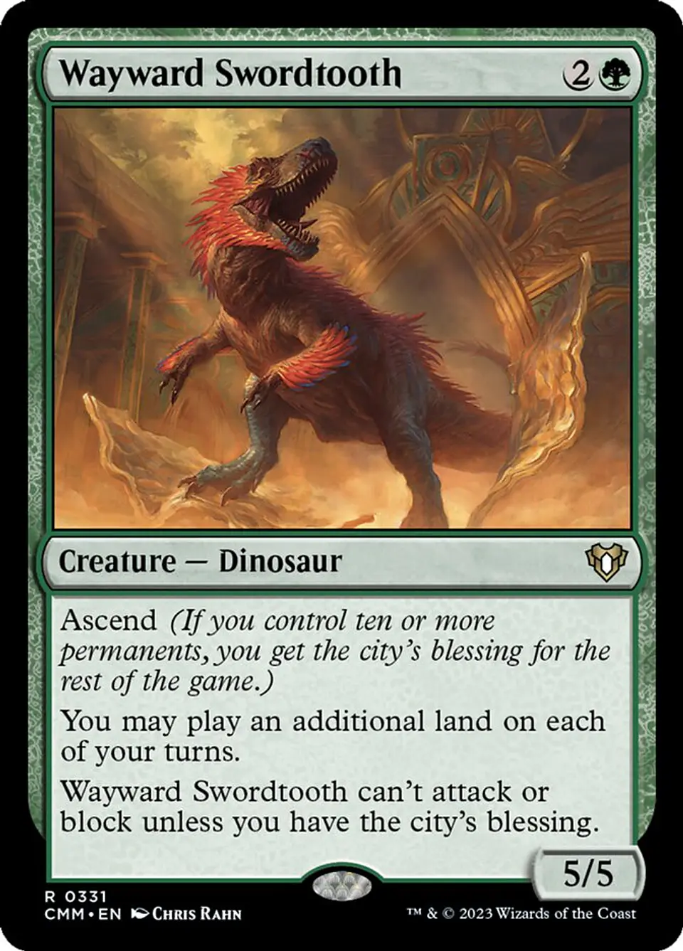 Wayward Swordtooth 1