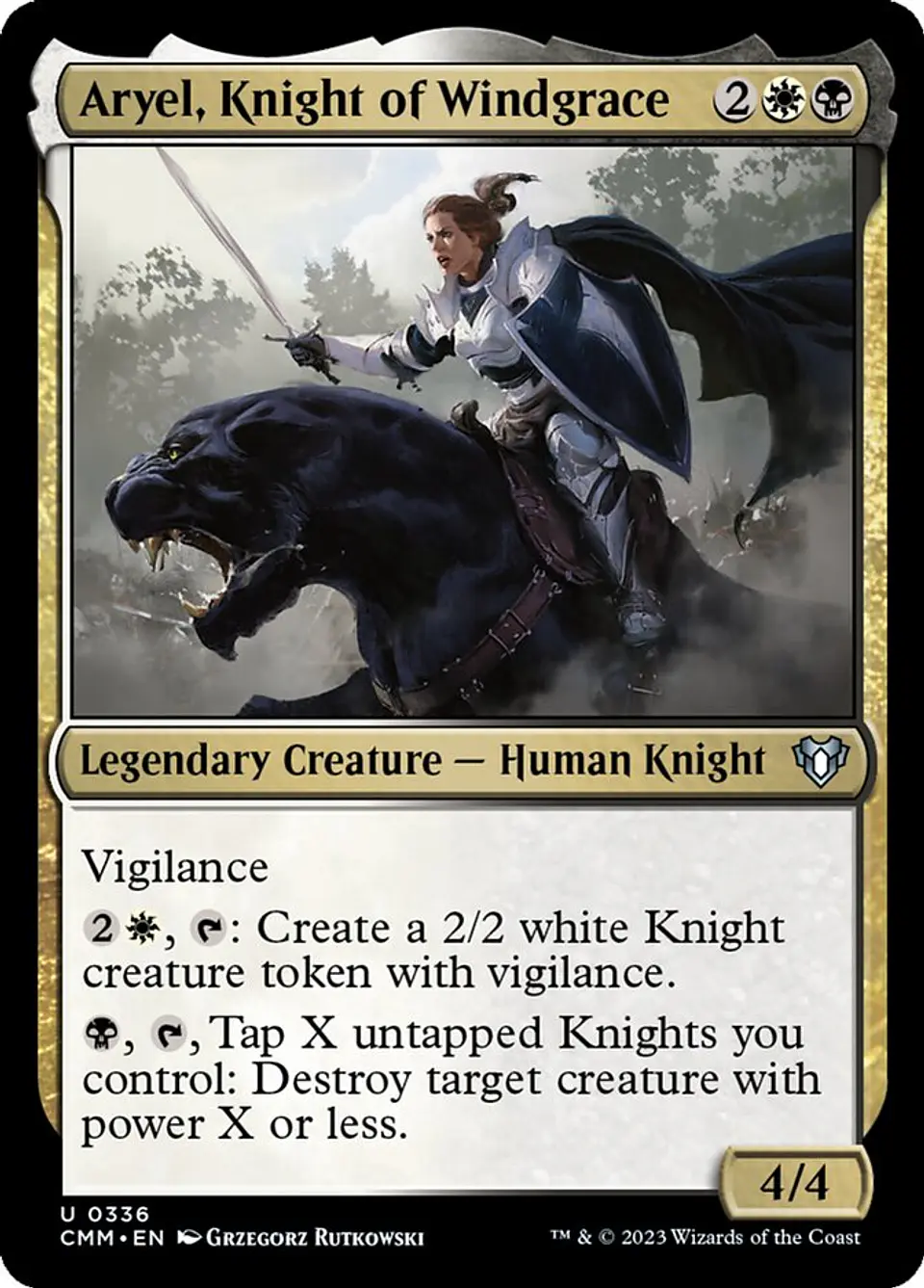 Aryel, Knight of Windgrace 1