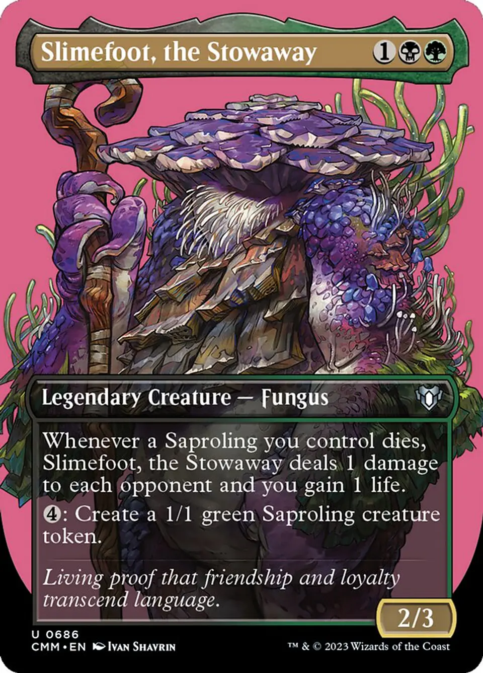 Slimefoot, the Stowaway (Borderless) 1